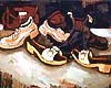 big shoes - still life painting