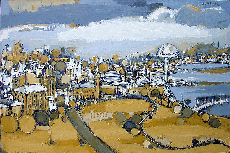 New Newcastle City Painting - oil painting