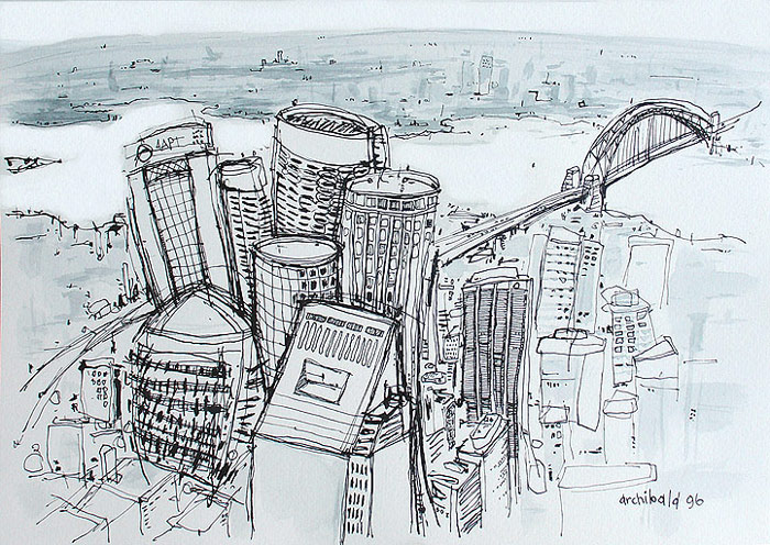 sydney buildings - sydney drawing