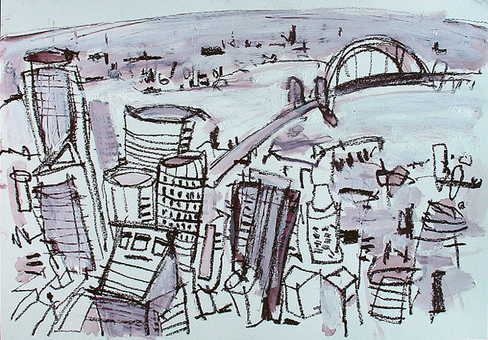 sydney cityscape drawing