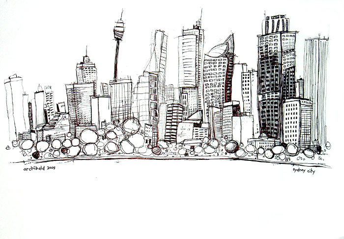 sydney city - sydney drawing