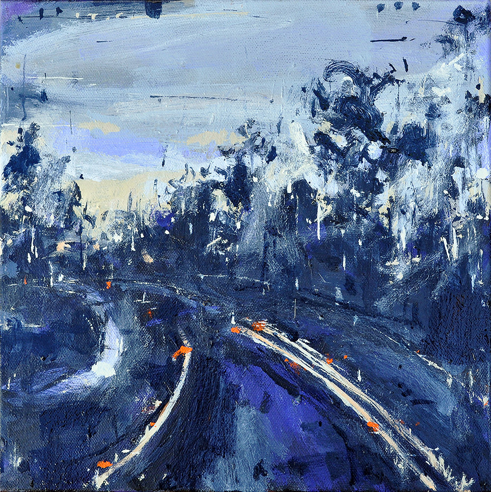 Dusk Road Painting