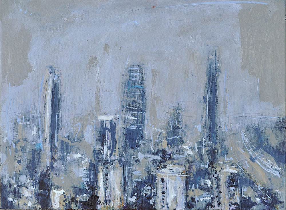 Gold Coast Cityscape Painting