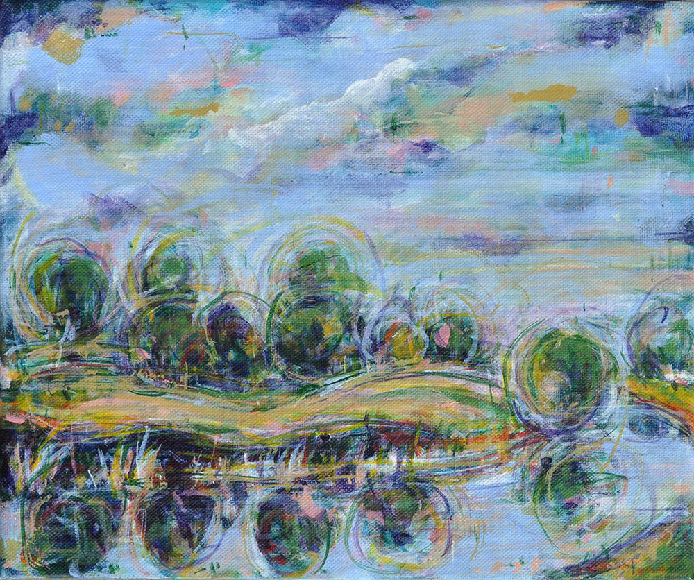 Hunter River in Maitland Landscape Painting